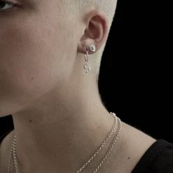 Stolen Girlfriends Club Rose Bud Stud Earrings Accessories