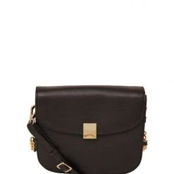 Saben Blaise Black Leather Crossbody Bag