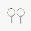 Sophie Sparkle Bar Sleeper Silver Earrings Accessories