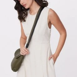 Saben Accessories Feature Black + Khaki Bag Strap