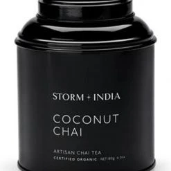 Storm + India Tea Organic Coconut Chai Tea Tin