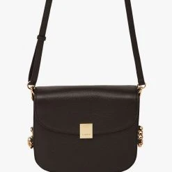 Saben Blaise Black Leather Crossbody Bag