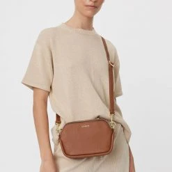 Saben Odile Tan Rectangle Shoulder Bag