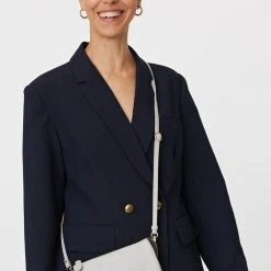 Saben Accessories Tilly Multi Pocket Glacier Leather Crossbody Clutch