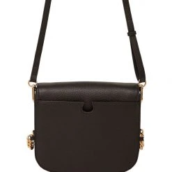 Saben Blaise Black Leather Crossbody Bag