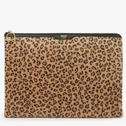 Wouf Laptop Sleeve Fancy Safari Tan Leopard 13 Inch Accessories