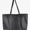 Peta + Jain Accessories Saint Black Pebble Vegan Leather Tote Bag