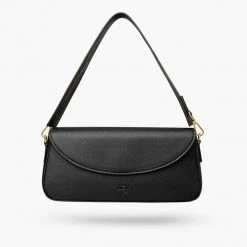 Rey Accessories Save The Date Black Baguette Bag