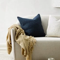 Mulberi Serenade Sandcastle 125x150cm Throw Cushion, Throws & Linen