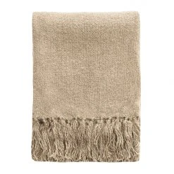 Mulberi Serenade Sandcastle 125x150cm Throw Cushion, Throws & Linen