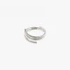 Pilgrim Accessories Serenity Silver Fine Crystal Ring 1 Pilgrim Accessories Serenity Silver Fine Crystal Ring