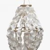 Le Forge Shell White Chandelier 45cm