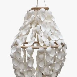 Le Forge Shell White Chandelier 45cm