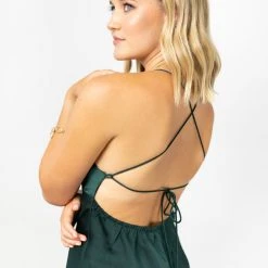 Among The Brave Fashion Slinky Forest Satin Strappy Crossover Tie Back Bias Midi Dress 14 Among The Brave Fashion Slinky Forest Satin Strappy Crossover Tie Back Bias Midi Dress