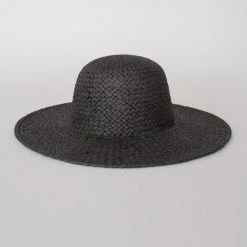 Sophie So Chic Woven Black Hat Accessories