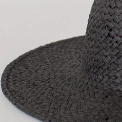 Sophie So Chic Woven Black Hat Accessories