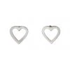 Pilgrim Accessories Sophia Open Heart Stud Earring