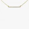 Sophie Sparkle Bar Necklace Gold