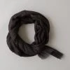 Sophie Spots Maxi Black Sand Scarf