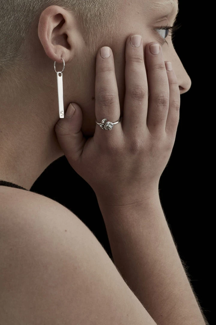 Stolen Girlfriends Club Stem Rose Ring 6 Stolen Girlfriends Club Stem Rose Ring