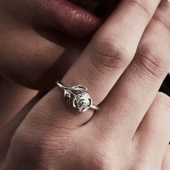 Stolen Girlfriends Club Stem Rose Ring