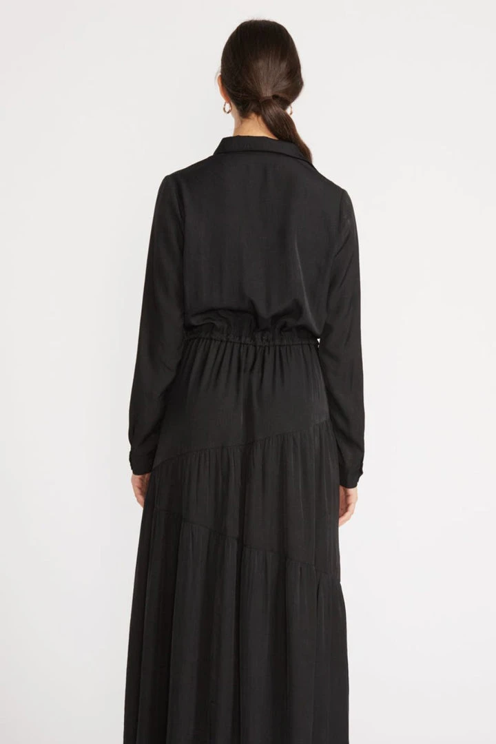 Staple The Label Fashion Stevie Black Midi Shirt Dress 6 Staple The Label Fashion Stevie Black Midi Shirt Dress