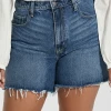 Nobody Denim Stevie Aspects Dark Blue Denim Shorts Fashion 1 Nobody Denim Stevie Aspects Dark Blue Denim Shorts Fashion