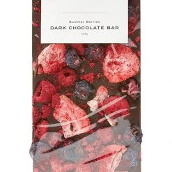 House Of Chocolate Beautiful Summer Berries Dark Chocolate Bar Eat & Drink