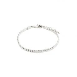 Pilgrim Accessories Talia Flat Snake Chain Silver Bracelet