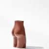 Beysis Hand Crafted Ceramic Femme Body Terracotta Vase 8x6x14cm