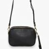 Federation The All Times Black Leather Cross Body Gunmetal Hardware Bag Accessories