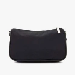 Nakedvice Accessories The Hunter Silver Hardware Black Nylon Bag