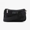Nakedvice Accessories The Hunter Silver Hardware Black Nylon Bag