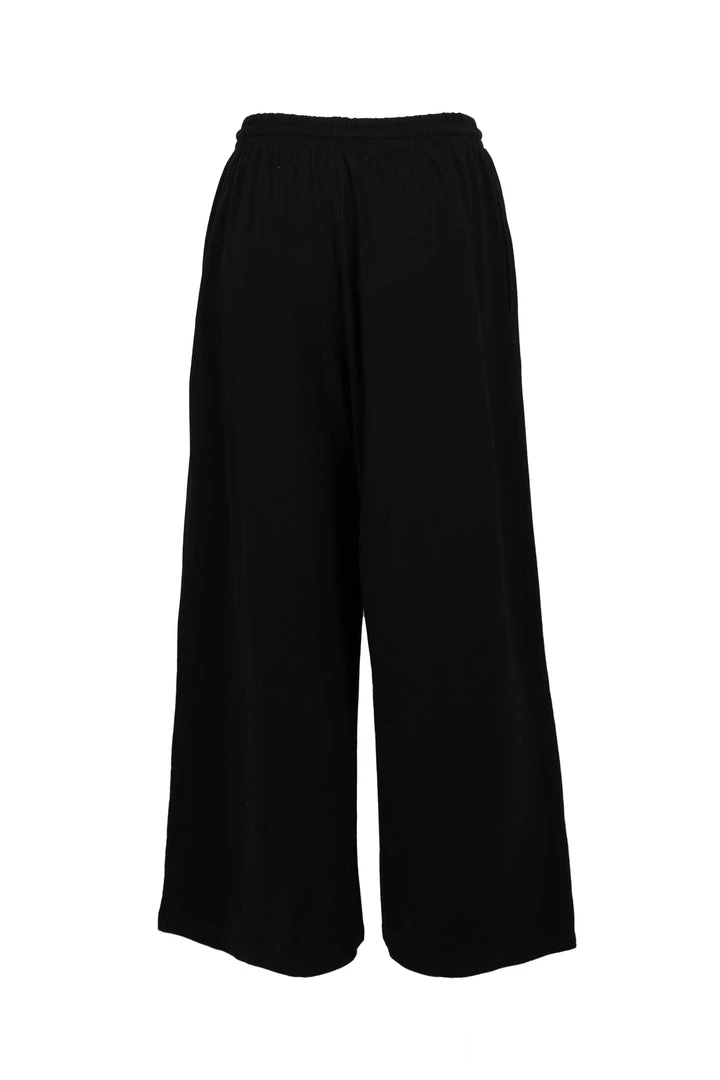 Among The Brave Fashion Time Out Black Wide Leg Stretch Jersey Relaxed Pant 10 Among The Brave Fashion Time Out Black Wide Leg Stretch Jersey Relaxed Pant