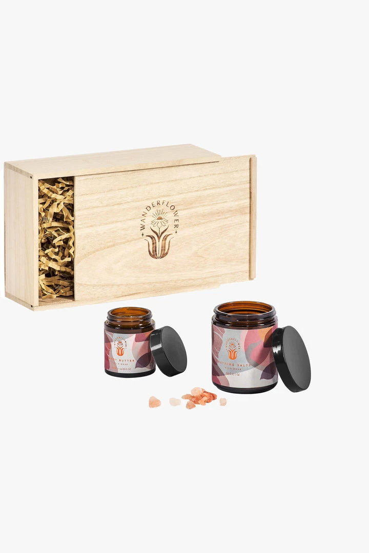 Wanderflower Time To Unwind Bathing Set Boxed Home & Beauty 4 Wanderflower Time To Unwind Bathing Set Boxed Home & Beauty