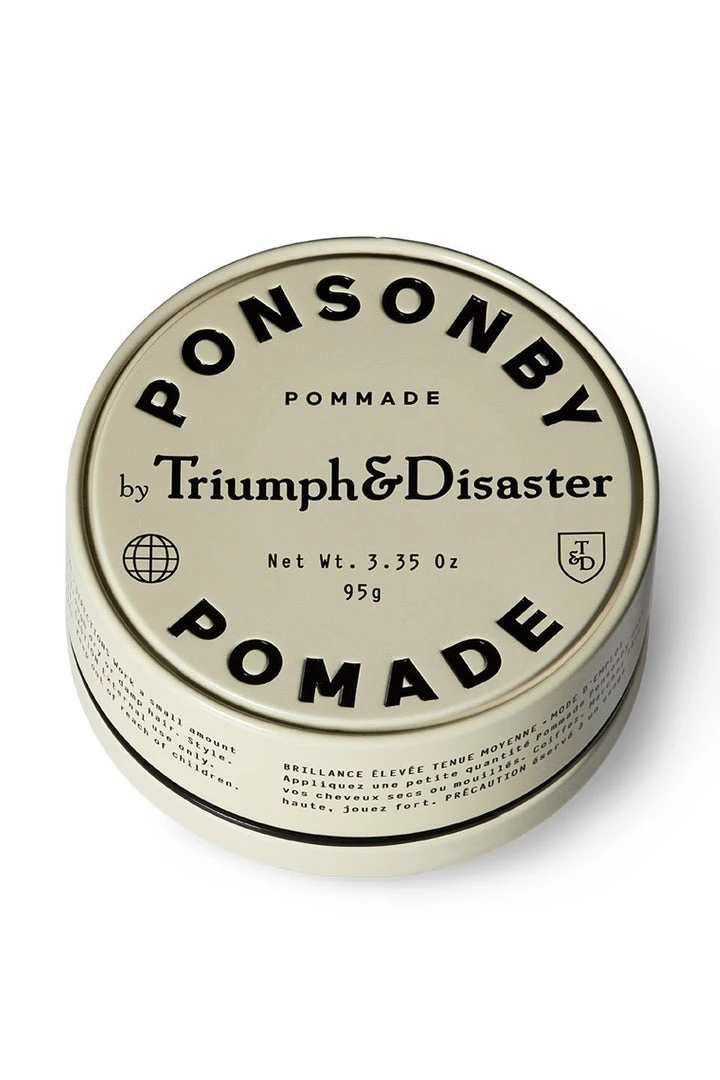 Triumph+Disaster Men's Bodycare Ponsonby Pomade 95gm 5 Triumph+Disaster Men's Bodycare Ponsonby Pomade 95gm