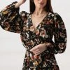 Among The Brave Twilight Large Black Floral LS Tiered Maxi Dress Fashion 1 Among The Brave Twilight Large Black Floral LS Tiered Maxi Dress Fashion