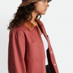 Brixton Petra Reversible Military Olive Leopard Bucket Hat Accessories