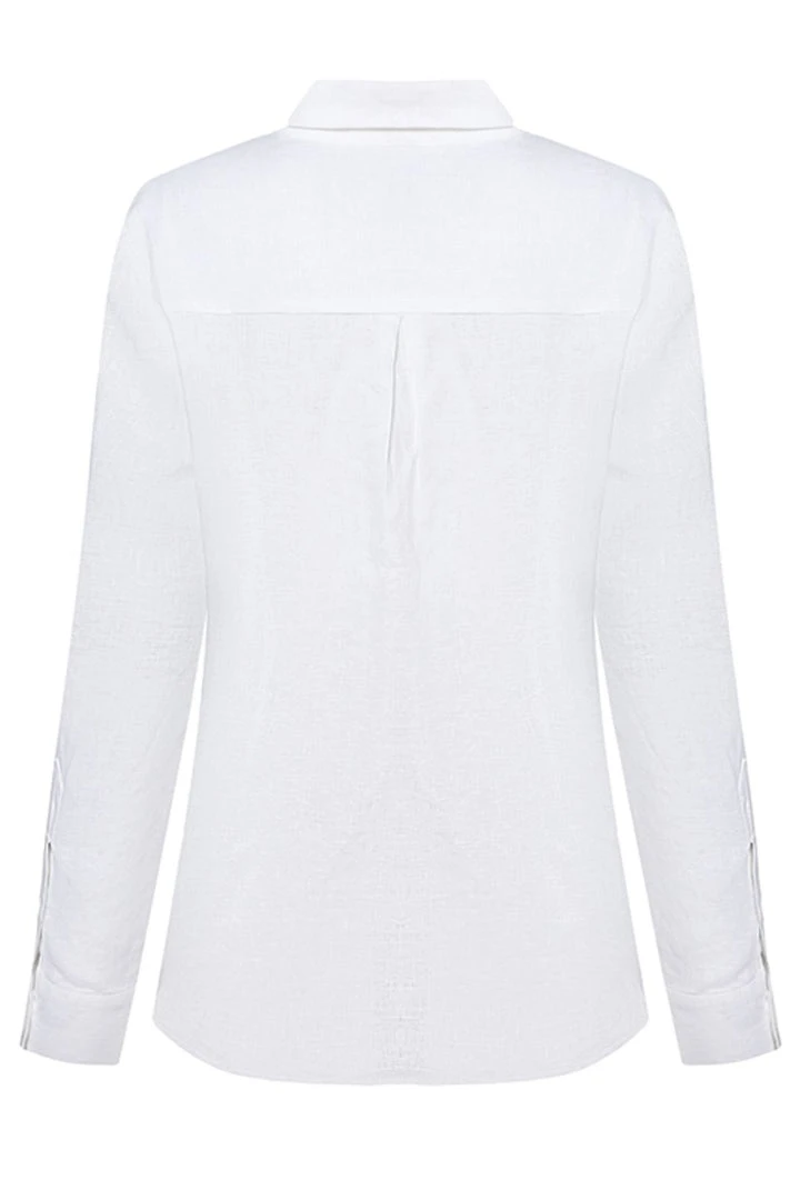 Ivy + Jack Ultimate White Linen Shirt 8 Ivy + Jack Ultimate White Linen Shirt