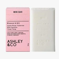 Ashley+Co Mini Bar Blossom + Gilt Soap