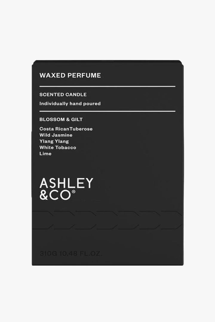 Ashley+Co Home & Beauty Natural Waxed Blossom + Gilt Perfume Candle 5 Ashley+Co Home & Beauty Natural Waxed Blossom + Gilt Perfume Candle