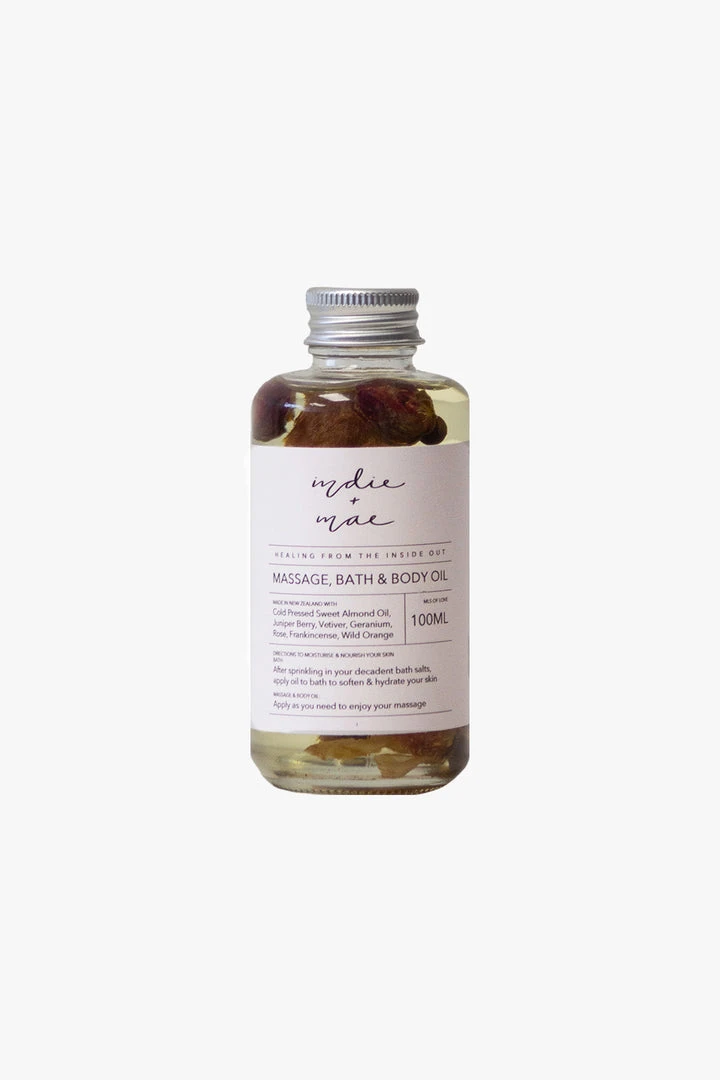 Indie + Mae Massage Bath + Body Oil 3 Indie + Mae Massage Bath + Body Oil