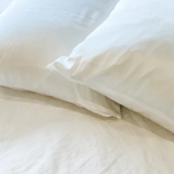 Home Lab 100% Silk Beauty Pair Pillowcases Clean White 48x73cm Support Local Gifts