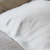 Home Lab 100% Silk Beauty Pillowcase Clean White 48x73cm