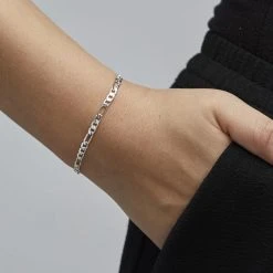 Pilgrim Accessories Dale Silver Plated Link Bracelet