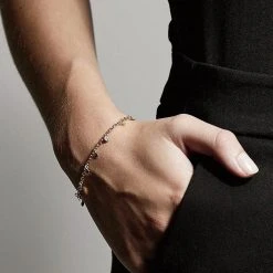 Pilgrim Panna Gold Plated Charm Bracelet