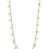 Pilgrim Panna Gold Multi Mini Charm Necklace Accessories