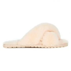 Emu Mayberry Natural Wool Crossover Slippers Loungewear Basics