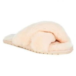 Emu Mayberry Natural Wool Crossover Slippers Loungewear Basics