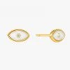 Ania Haie Wild Soul Evil Eye 4mm Gold Stud Earrings 1 Ania Haie Wild Soul Evil Eye 4mm Gold Stud Earrings